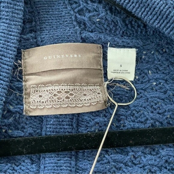 Guinevere Anthropologie Open Front Cardigan with High Side Slits Size‎ Small - Picture 3 of 10